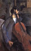 Amedeo Modigliani The Cellist Spain oil painting artist